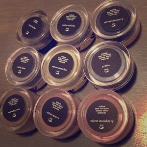 9 BareMinerals small eyeshadows